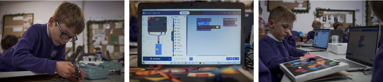 Connecting and coding with micro:bit